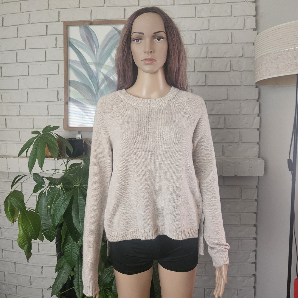 Kookai Cream Crew Neck Sweater